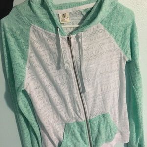 Zumiez Aztec Print Zipup Hoodie